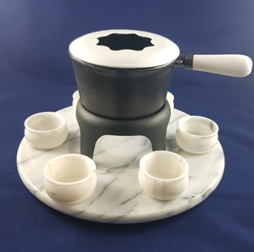 Fondue gusseisen kasserolle - gusseisen,
