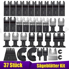 37 tlg. Sägeblatt Zubehör Set Multifunktionswerkzeug Fein Bosch Dewalt Makita