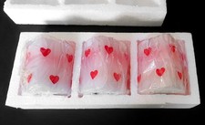 3 Stück LED Kerze "Herzen mit