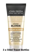 3 x John Frieda Sheer Blonde