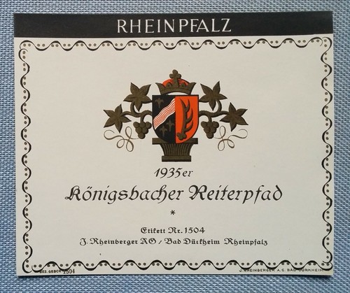 Altes weinetikett - altes,