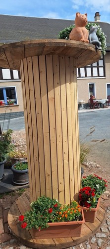 Runde holz figur aus - runde,