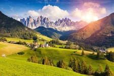 Leinwand Berglandschaft