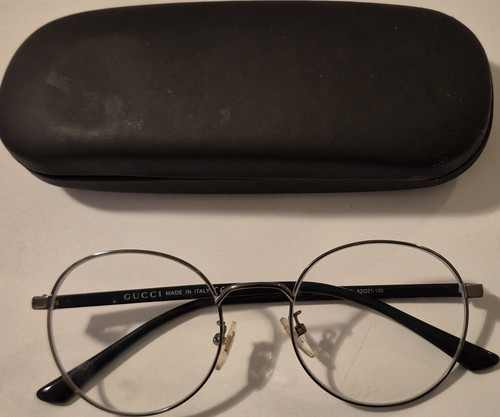 Gucci runde brille silber - gucci,