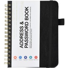 Adressbuch passwortbuch spiral - adressbuch,