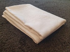 BUTLERS Tischdecke - 230 x 160 cm groß - weiß - festes Leinen mit Baumwolle