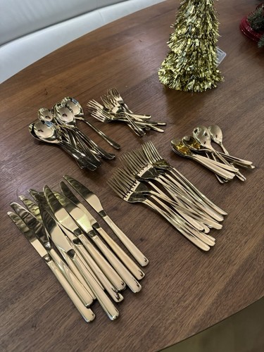 Besteckset gold tlg - besteckset, 60-tlg