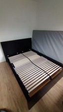 bett 140x200 - IKEA MALM - schwarz - inklusive Lattenrost