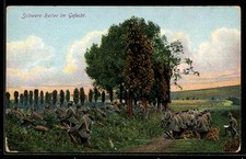 Schwere Reiter im Gefecht zu
