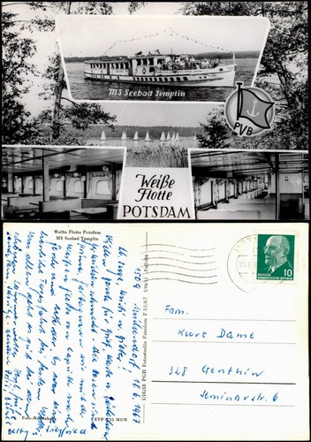 Ansichtskarte potsdam weiße - potsdam,