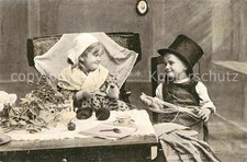 Kinder Child Enfants Handspindel Zylinder Wolle Garn 