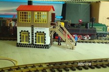 Stellwerk Glückstatt Spur G, aus Innenanlage, Gartenbahn, LGB