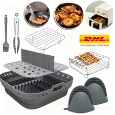 8x Silikonform für Ninja Speedi ON400UK、Tefal 6.5L Heißluftfritteuse Backform