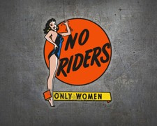 No Riders Aufkleber -