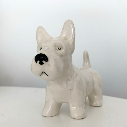 Vintage scottie hund figur - vintage,