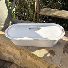 Alte Emaille Brat Kasserolle