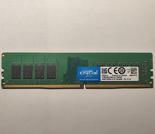 Crucial 8gb ddr4 2133 - ddr4-2133, dimm