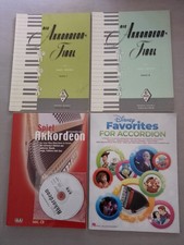 Akkordeon Noten SET  4 Bücher