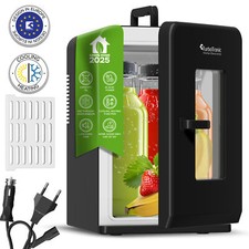 TurboTronic 2in1 Mini Kühlschrank Kühlbox 15L Kühl - Heizfunktion tragbar AC DC