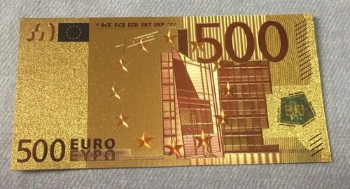 Euro gold banknoten - gold,