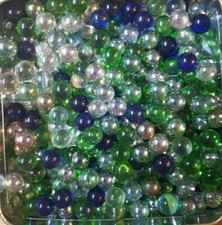 Tiffany Glasmurmeln gemischt