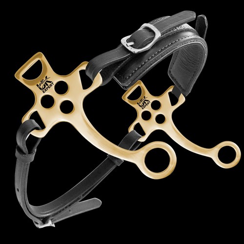 Neue gebisslose trense gold - gebisslose,