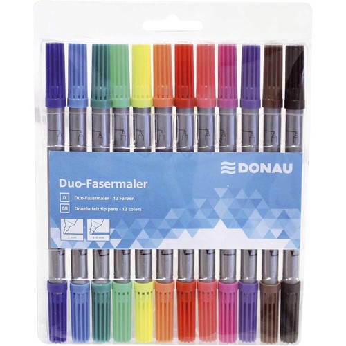 Donau 12x doppel fasermaler - donau,