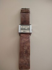 Original Bruno Banani Herren Armbanduhr mit breitem Lederarmband, Quarz, Edelsta