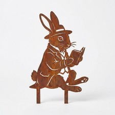 Osterhase mit Büchern 23 x 15