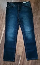 Damen Stretch Jeans 40 C&A Straight Medium Rise blau neu