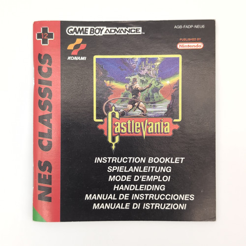 Anleitung castlevania nes - anleitung,