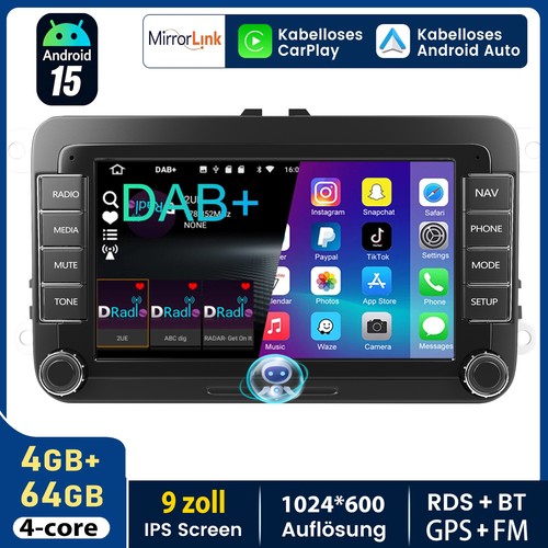 Dab 64gb autoradio android - 4+64gb,