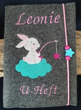 U-Heft Hülle Hase auf Wolke