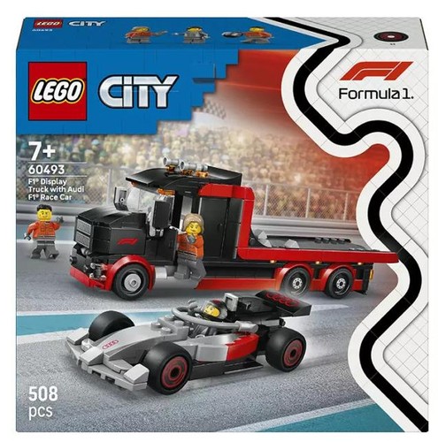 Lego city display truck - display, mit