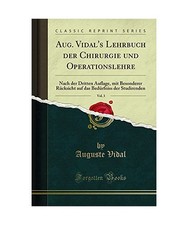 Aug vidal lehrbuch der - aug., vidal's