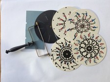 Phenakistiskop mit Bildscheiben, Optisches Spielzeug, Wunder-/Lebensrad