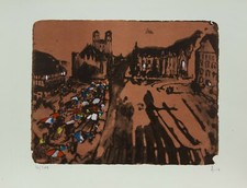 Werner Lichtner-Aix / Lithographie / handsigniert/ 100 Exemplare / II