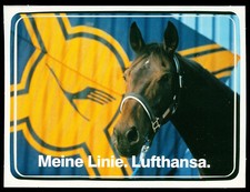 Werbe Aufkleber - Lufthansa