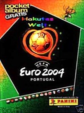 STARTSET - PANINI EM 2004 Portugal - MINISTICKER - Leeralbum + 25 Ministicker