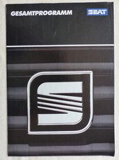 Seat Gesamtprogramm - Ibiza Marbella Malaga Terra - Prospekt Brochure 1985