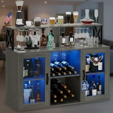 LED Bar Cabinet Liquor Cabinet