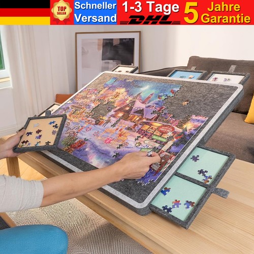 Puzzletisch puzzlebrett mit - puzzletisch, 6