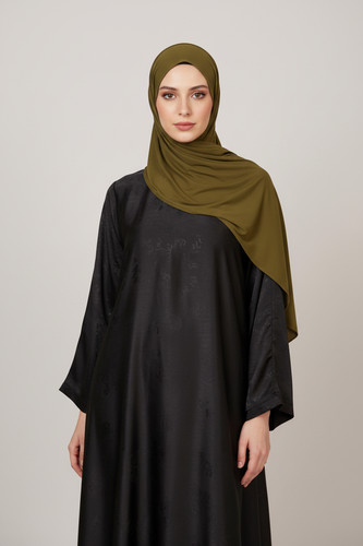 Jersey hijab khaki luxus - –,