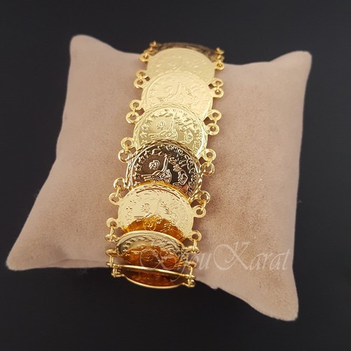 Tugra münzen gold armband - münzen,