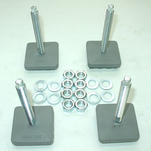 Maschinenfüße neu 60x60 - 4,