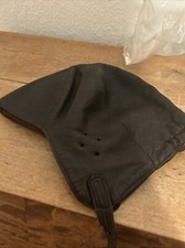 Leder Motoradmütze Herren Antik Hut Haube Cabrio Oldtimer