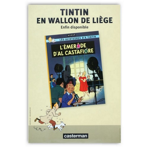Werbeplakat casterman tim und - werbeplakat,