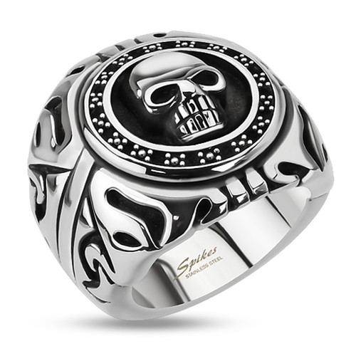 Totenkopf ring shield skull - totenkopf,