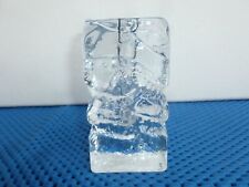 Ingrid Glas Blockvase Solifleur - 80er Jahre