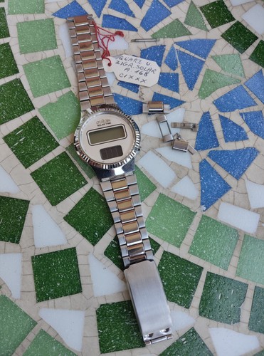 Vintage lcd digitaluhr - lcd, solar